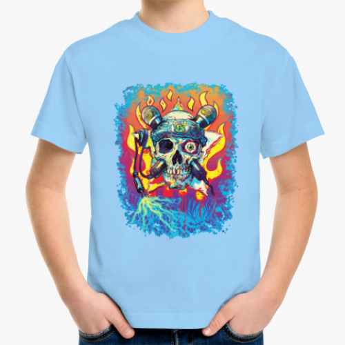 Детская футболка Music Skull
