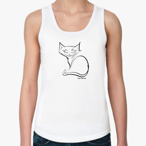 Женская майка Cat
