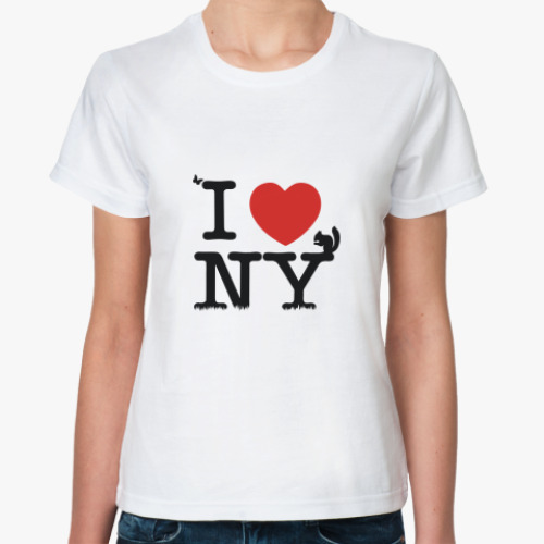 Классическая футболка  I love New York