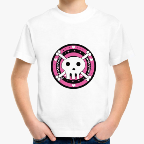 Детская футболка skull emo