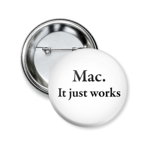 Значок 50мм Mac