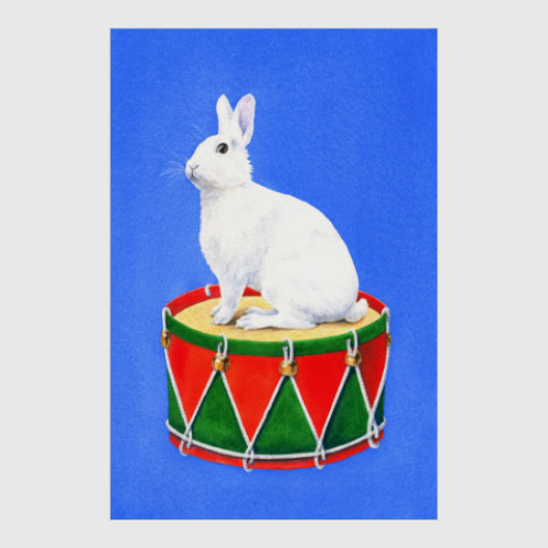 Постер Заяц на барабане