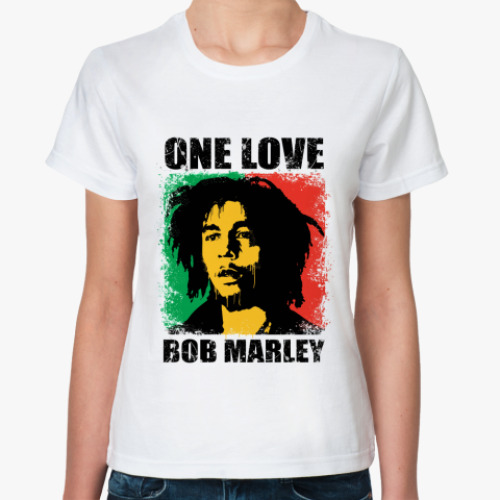 Классическая футболка  'Bob Marley'
