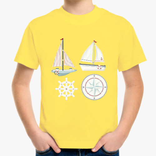 Детская футболка Мореплавание