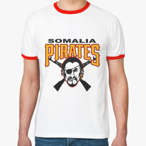Футболка Ringer-T пираты сомали