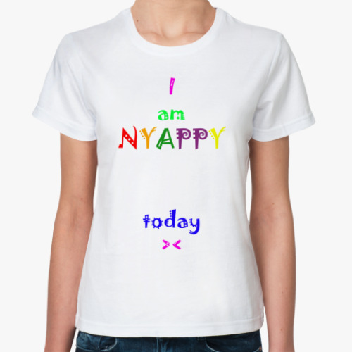 Классическая футболка nyappy