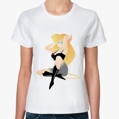 Классическая футболка Mouse Girl