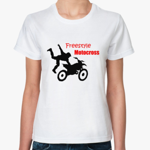 Классическая футболка  motokross