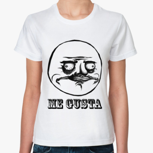 Классическая футболка «ME GUSTA»