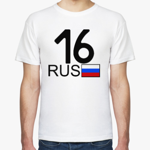 Футболка 16 RUS (A777AA)