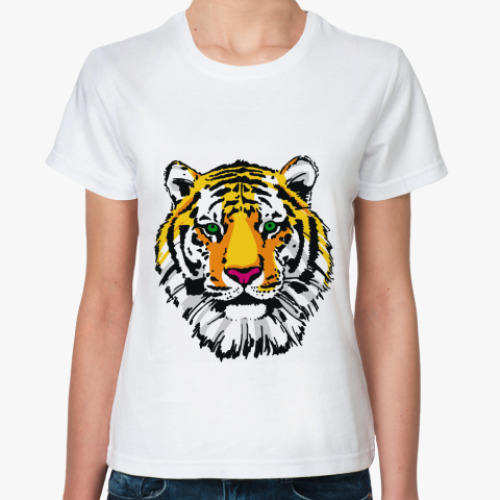 Классическая футболка Тигр