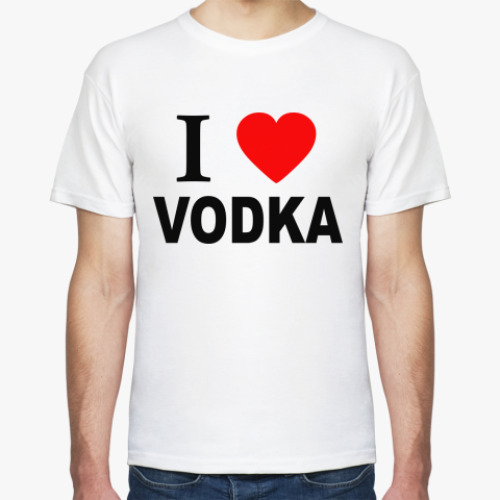 Футболка i love vodka