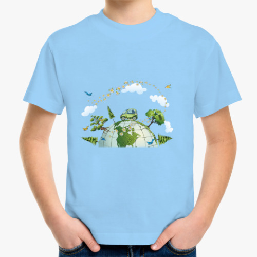 Детская футболка Эко-автомобиль - Путешествие