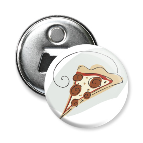 Магнит-открывашка Кусочек пиццы