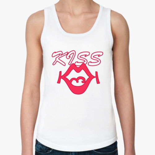Женская майка Kiss