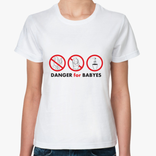 Классическая футболка Danger