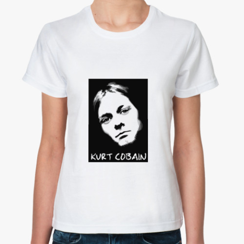 Классическая футболка Kurt Cobain