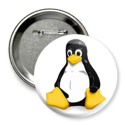 Значок 75мм Linux