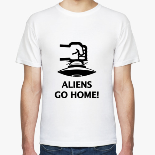 Футболка Aliens Go Home!