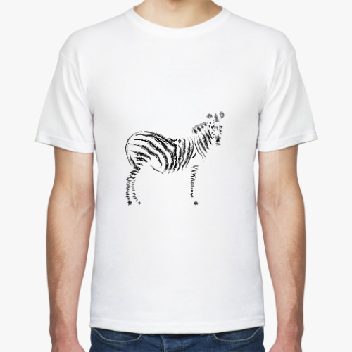 Футболка зебра