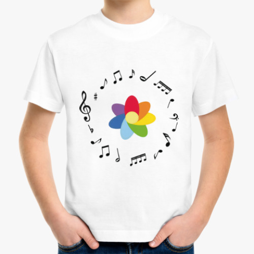 Детская футболка Музыка цвета