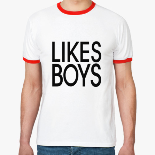 Футболка Ringer-T Likes boys