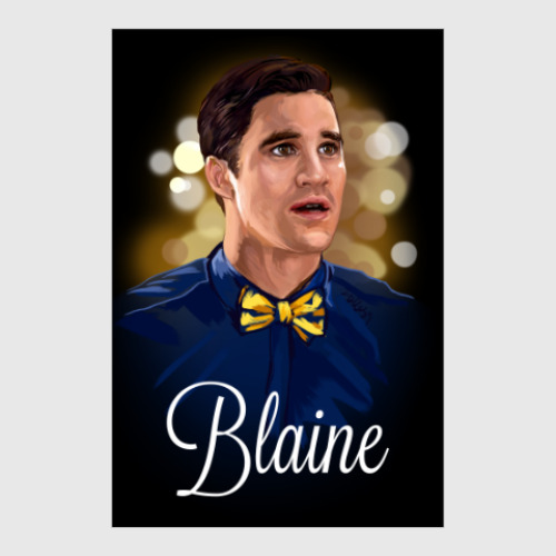 Постер Блейн Андерсон. Glee
