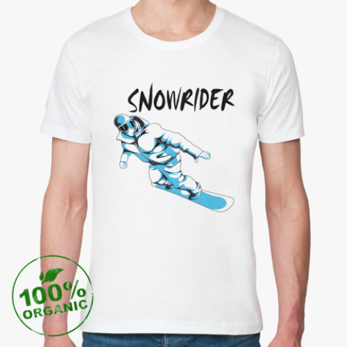 Футболка из органик-хлопка Snowrider