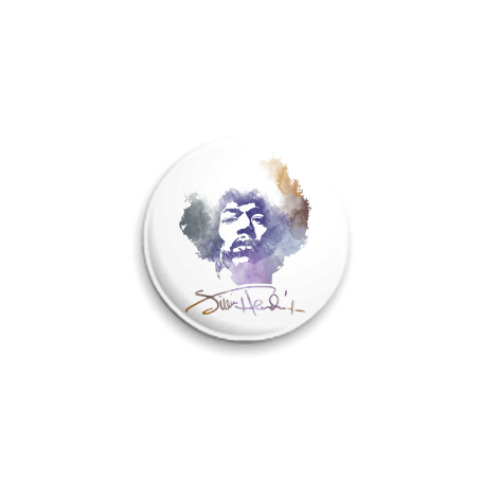 Значок 25мм  Jimi Hendrix - Джими Хендрикс