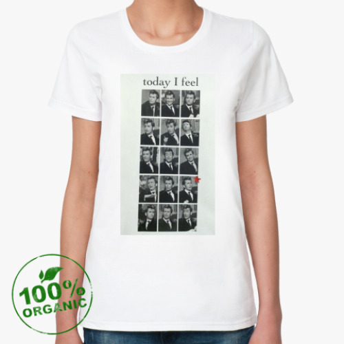Женская футболка из органик-хлопка David Tennant