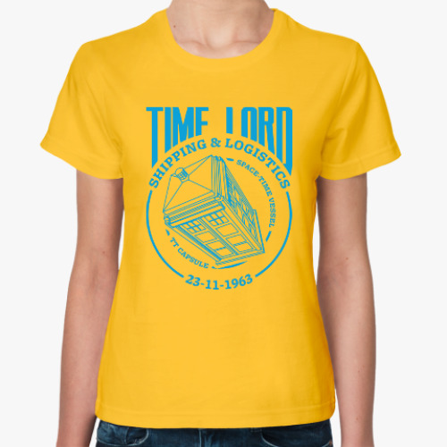 Женская футболка Time Lord