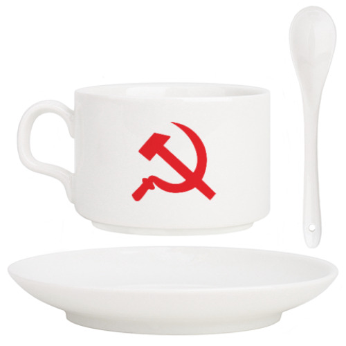 Кофейный набор Серп и молот - СССР
