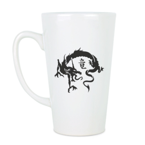 Чашка Латте Дракон и символ