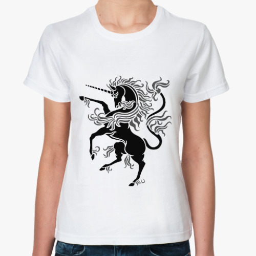 Классическая футболка Единорог