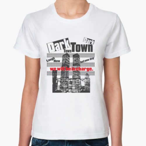 Классическая футболка  'DarkTown'