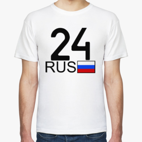 Футболка 24 RUS (A777AA)