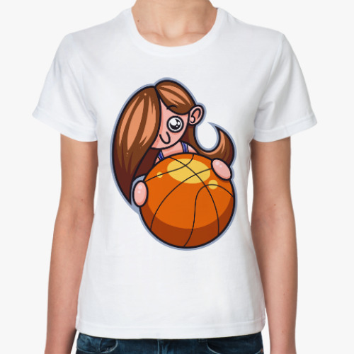 Классическая футболка Баскетболистка