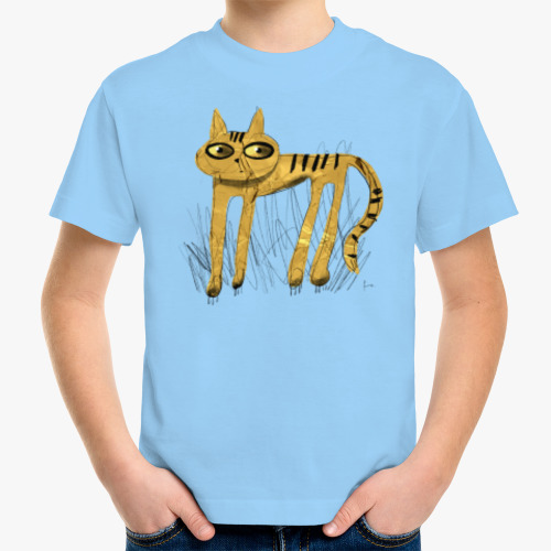 Детская футболка Золотой кот