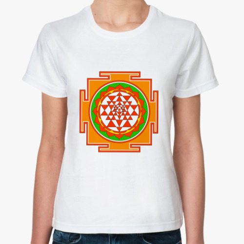 Классическая футболка Шри Янтра