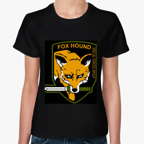 Женская футболка 'Metal Gear' Fox Hound