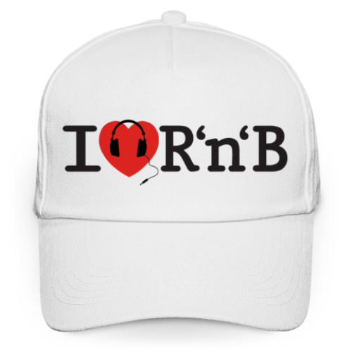 Кепка бейсболка  I Love R'n'B (RnB, R&B)