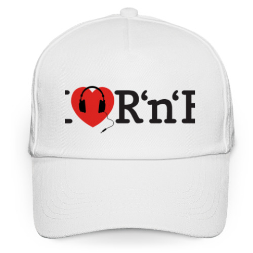Кепка бейсболка I Love R'n'B (RnB, R&B)
