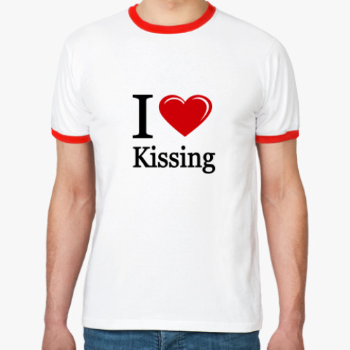 Футболка Ringer-T KISSING