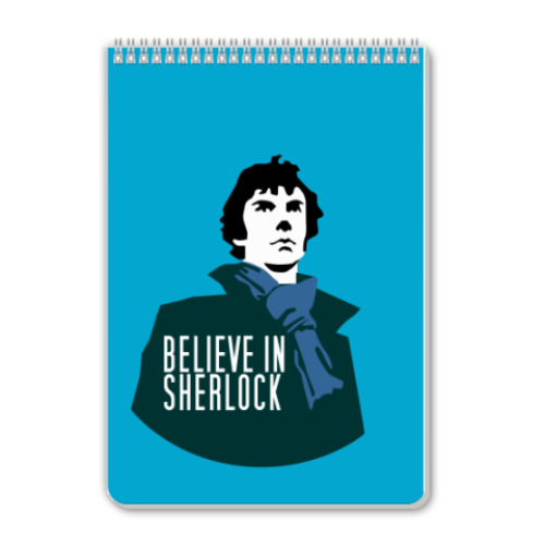 Блокнот Believe in Sherlock