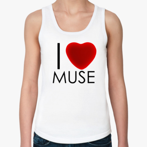 Женская майка  ILOVEMUSE