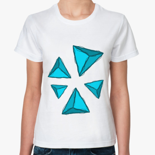 Классическая футболка Abstra Пирамиды