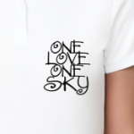  поло ONE love, ONE sky