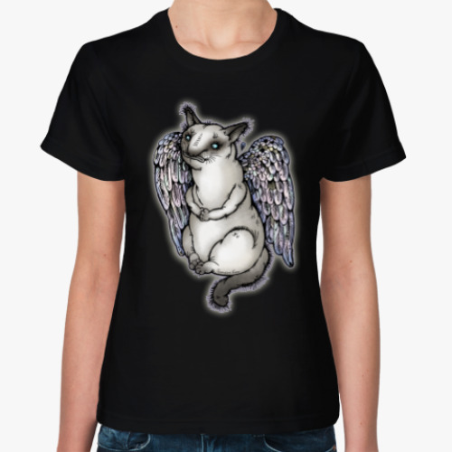 Женская футболка Самодостаточная кошка