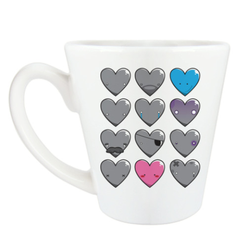 Чашка Латте 12 Hearts