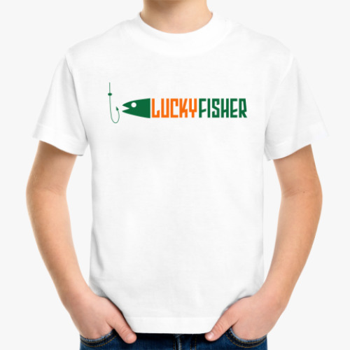 Детская футболка lucky fisher